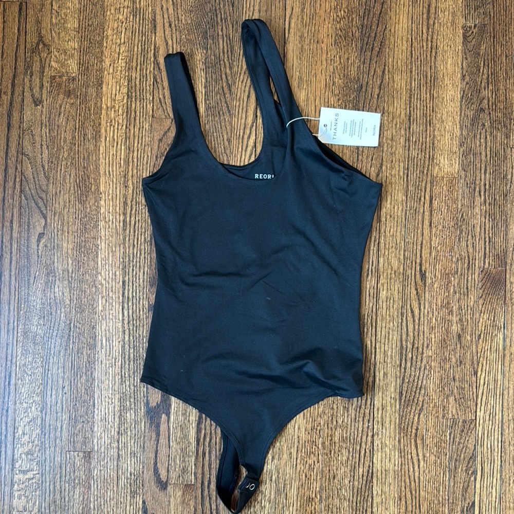 REORIA Black Bodysuit